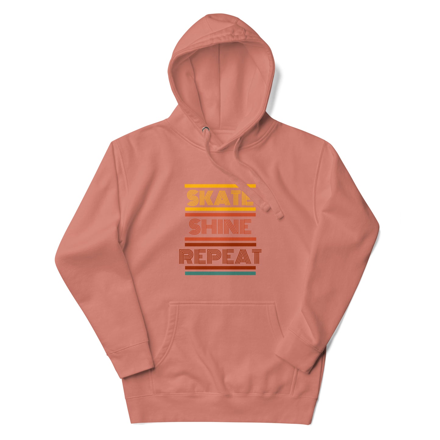 Skate Shine Repeat 'Retro' Unisex Hoodie