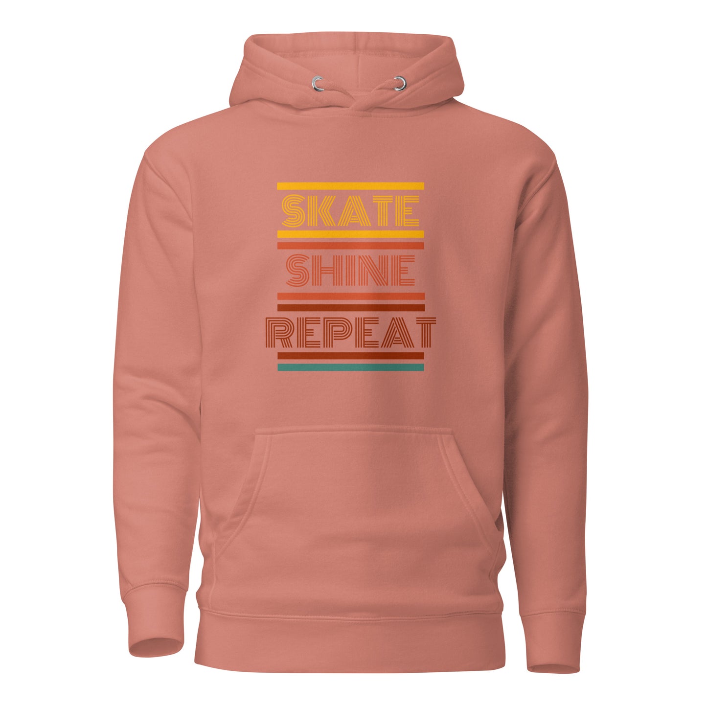 Skate Shine Repeat 'Retro' Unisex Hoodie