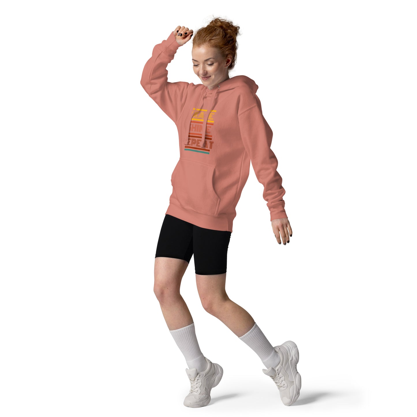 Skate Shine Repeat 'Retro' Unisex Hoodie