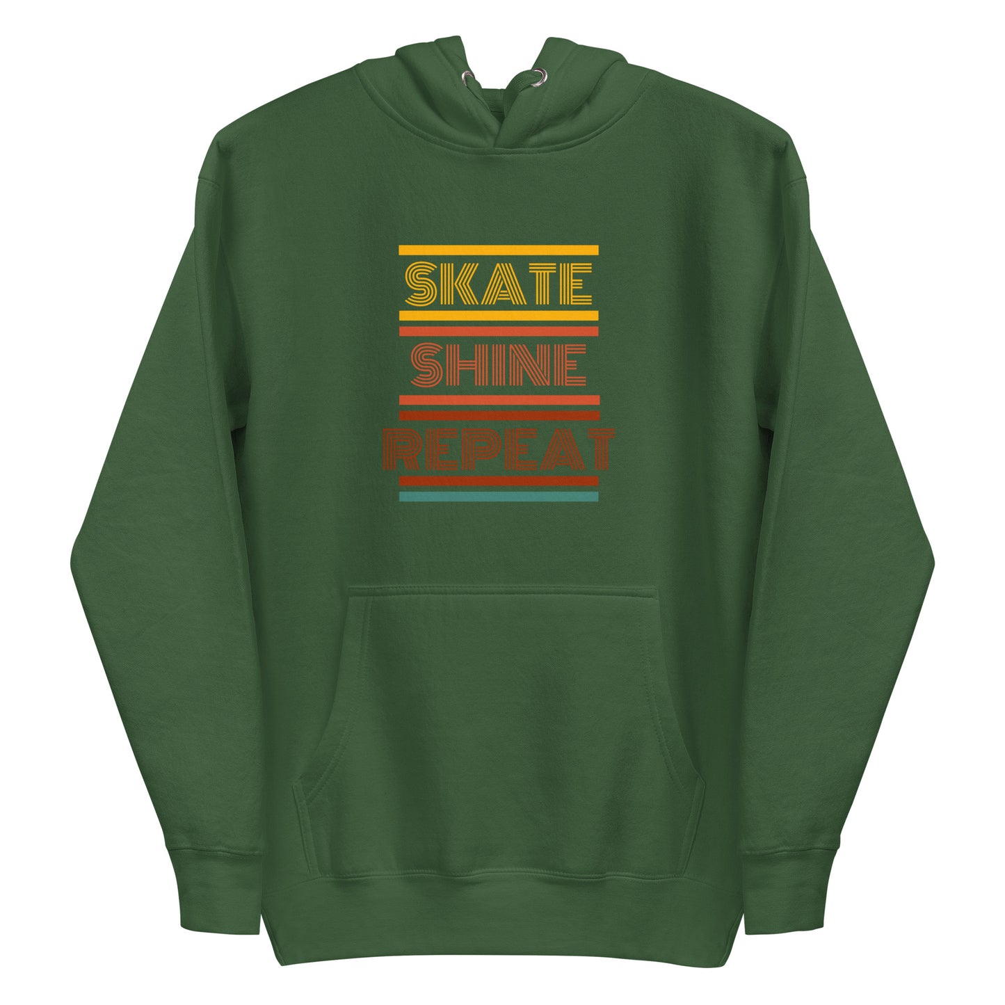 Skate Shine Repeat 'Retro' Unisex Hoodie