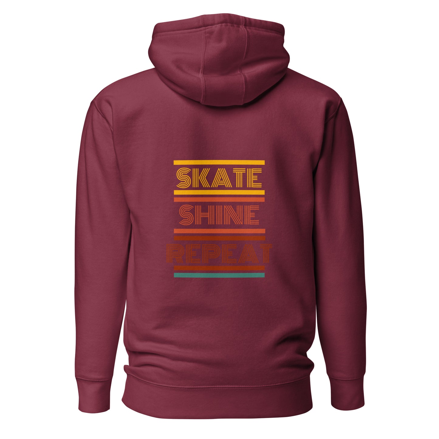 Human Being  UPC Skate Shine Repeat Retro Unisex Hoodie