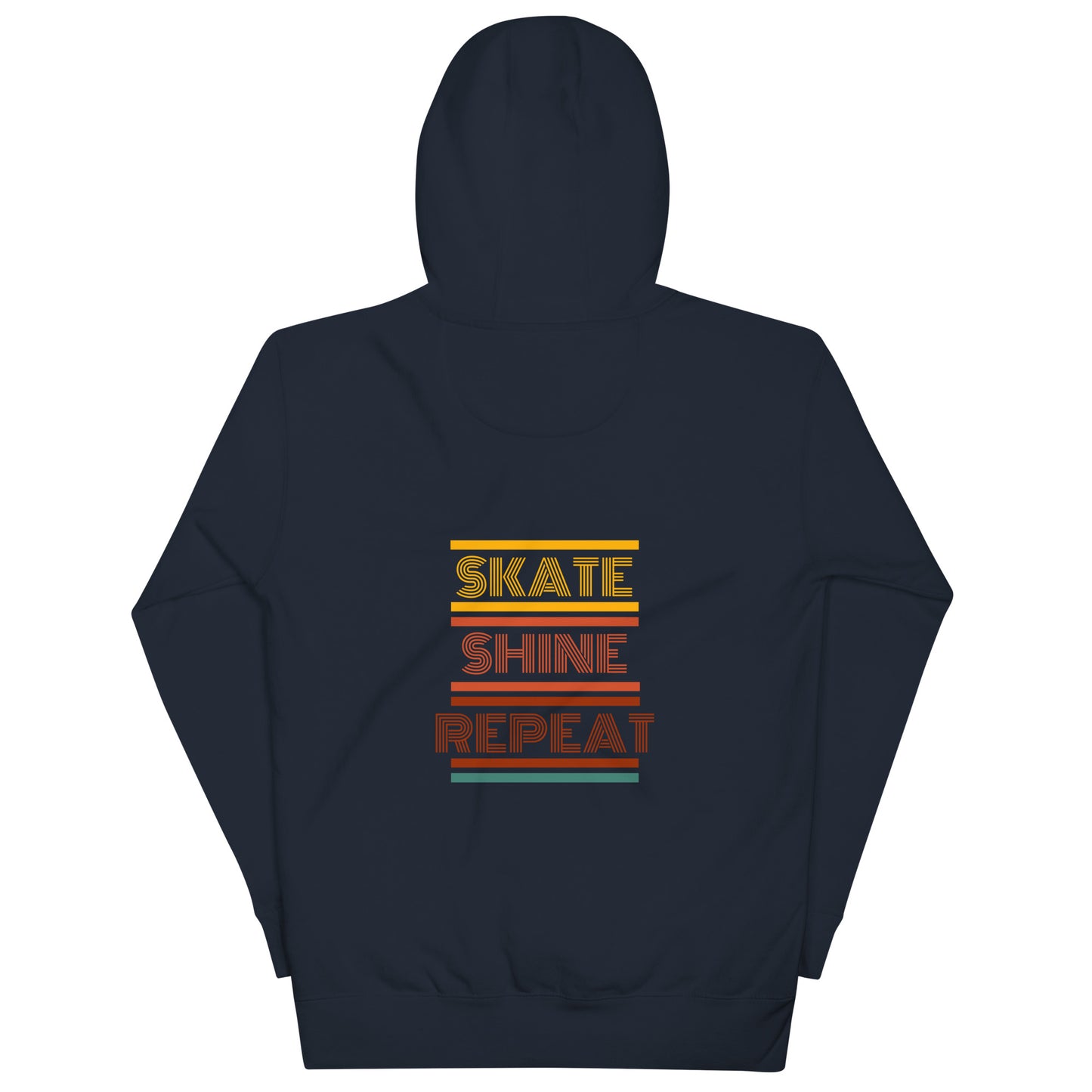 Human Being  UPC Skate Shine Repeat Retro Unisex Hoodie