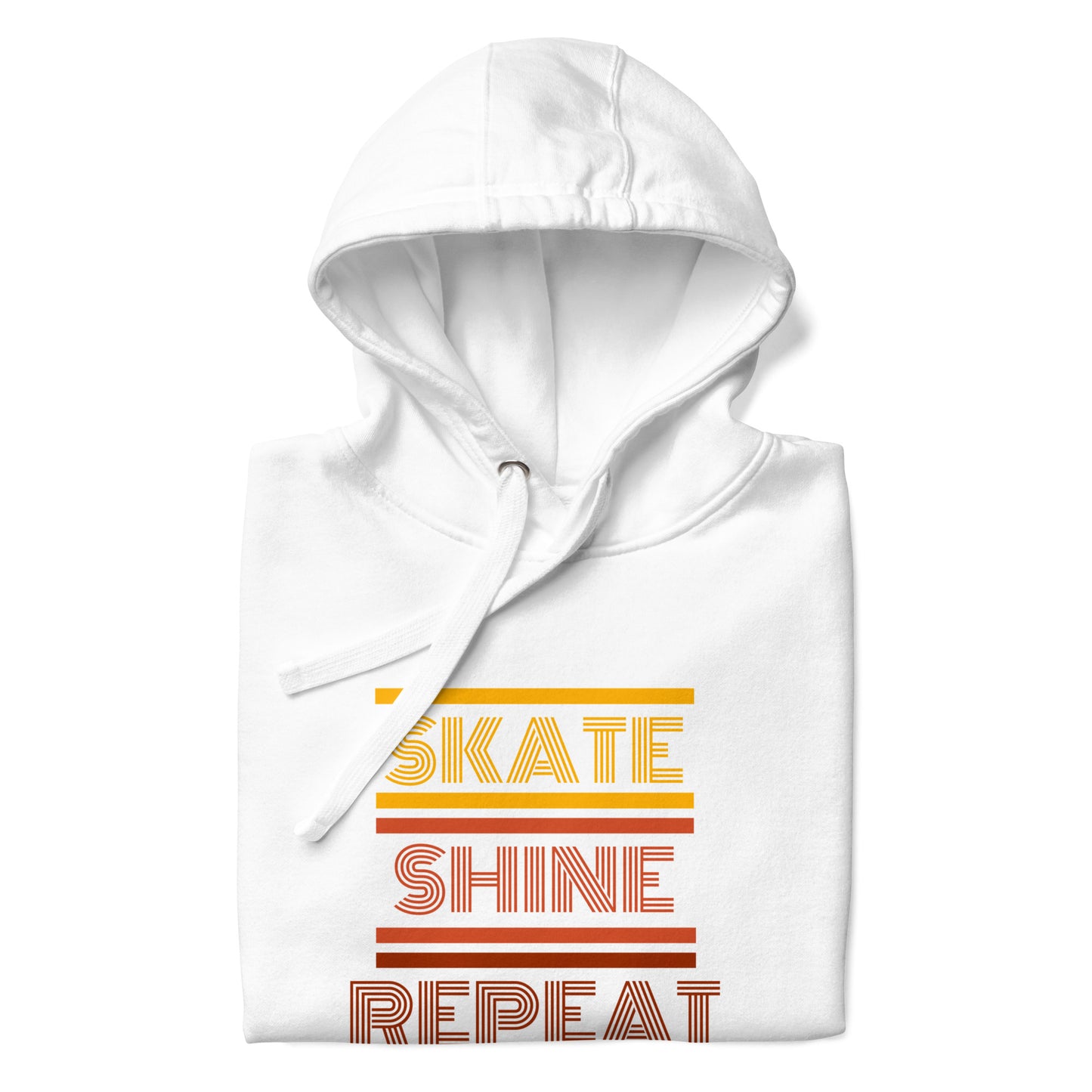 Skate Shine Repeat 'Retro' Unisex Hoodie