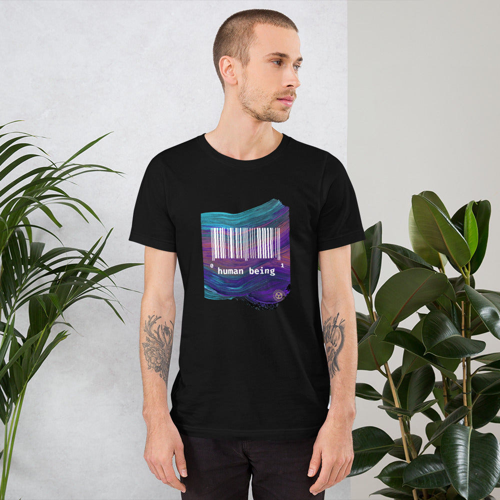 Human Being UPC Purple Stroke Unisex T-shirt