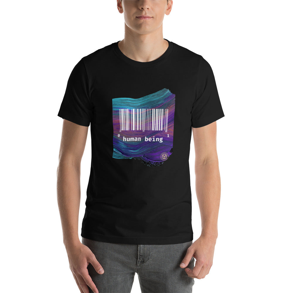 Human Being UPC Purple Stroke Unisex T-shirt