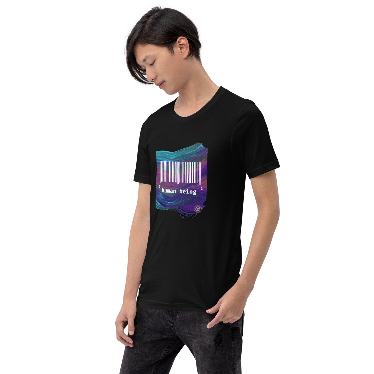 Human Being UPC Purple Stroke Unisex T-shirt