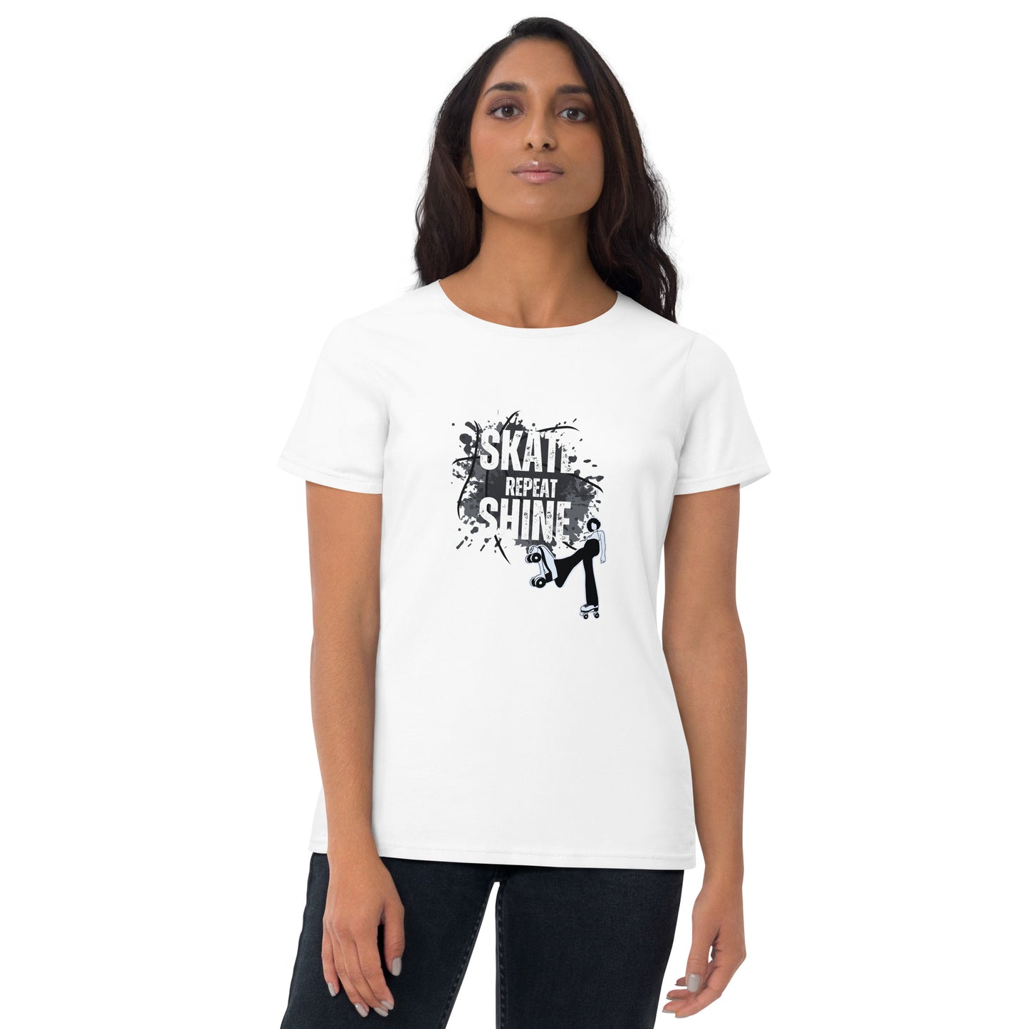 Skate Shine Repeat  'Skater' Women's Short Sleeve T-shirt