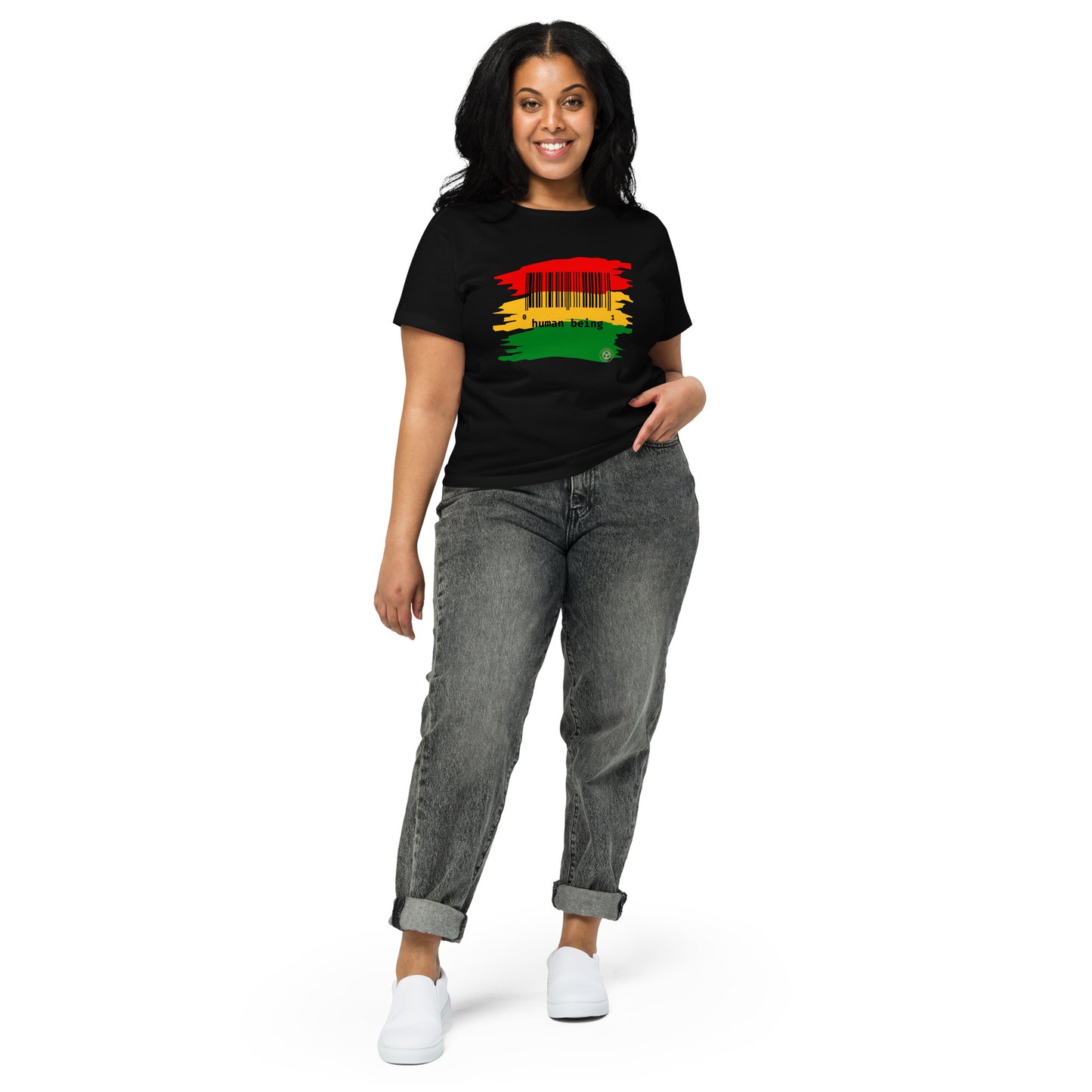 Black History Month - Special Edition Women's High Waisted Color Stripe - Blk