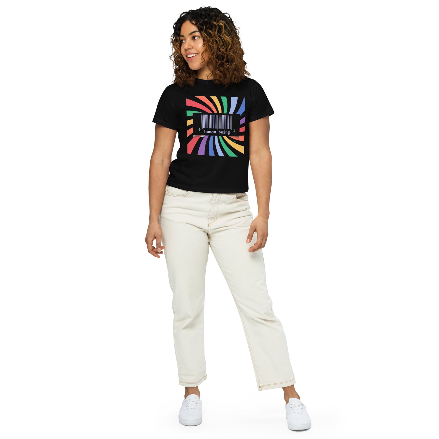 Psychedelic Women’s High-waisted Tee