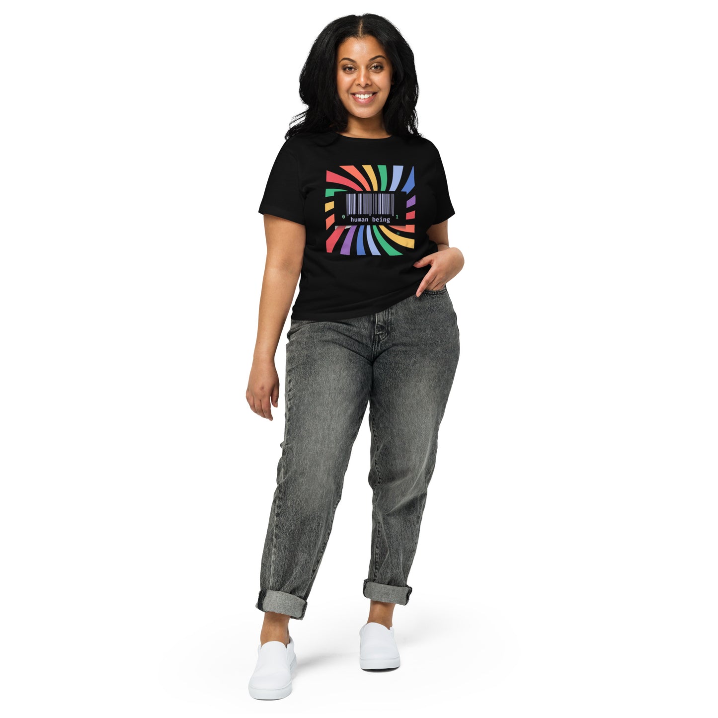 Psychedelic Women’s High-waisted Tee