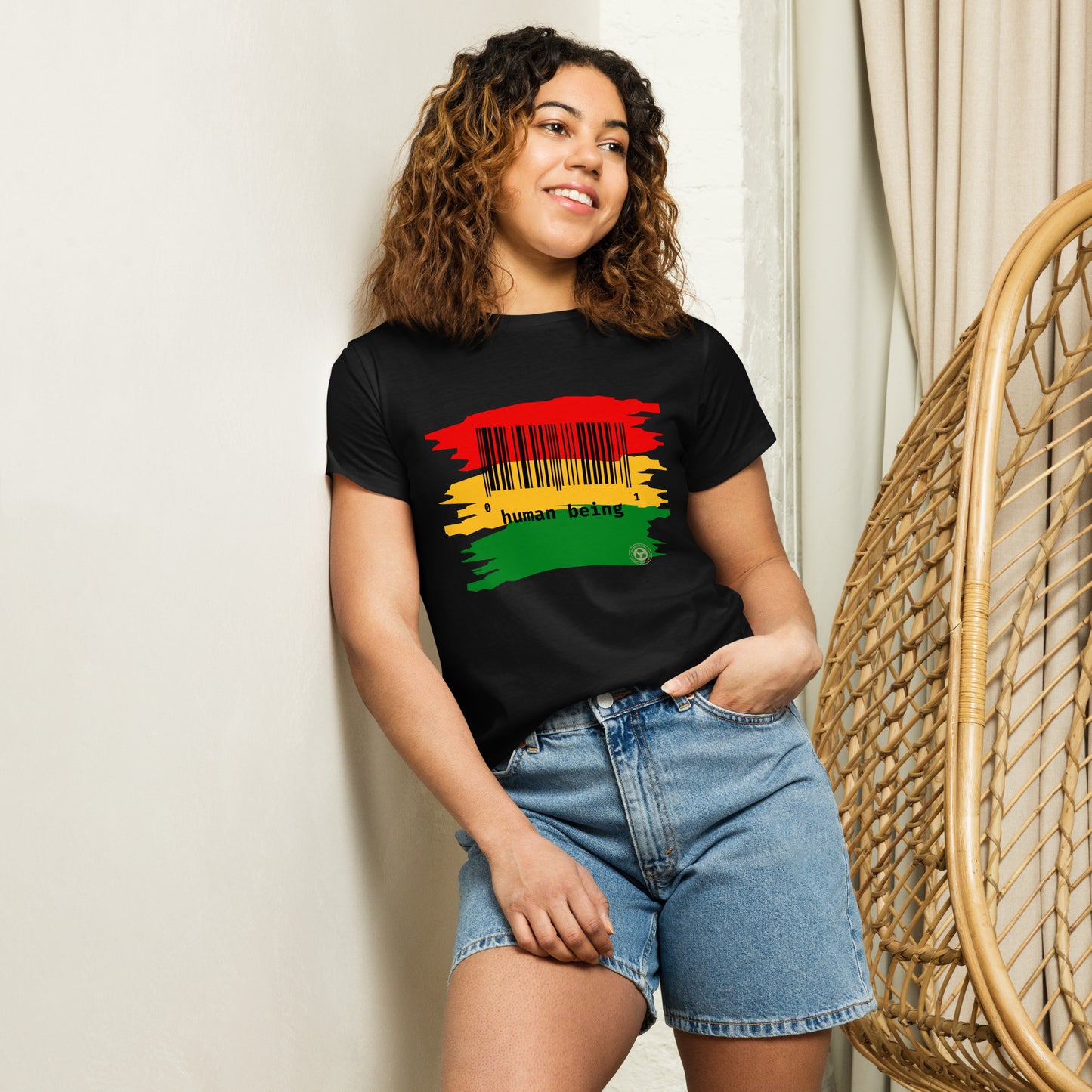 Black History Month - Special Edition Women's High Waisted Color Stripe - Blk