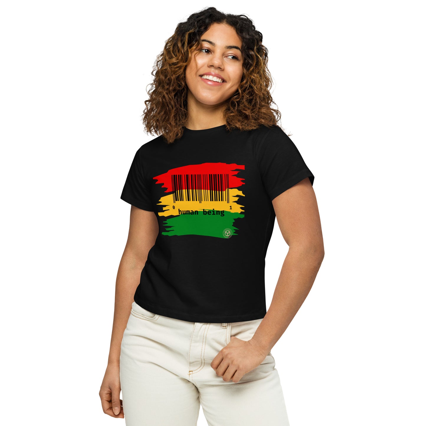 Black History Month - Special Edition Women's High Waisted Color Stripe - Blk