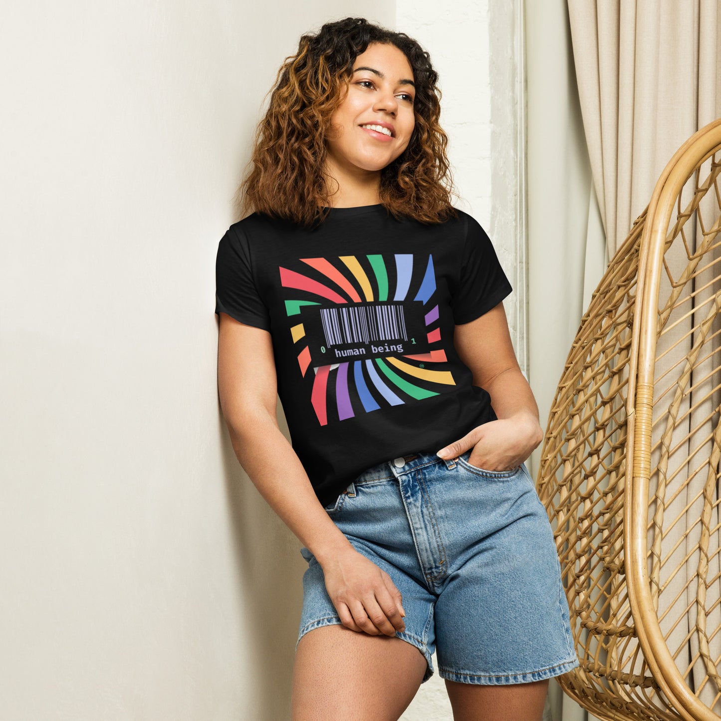 Psychedelic Women’s High-waisted Tee