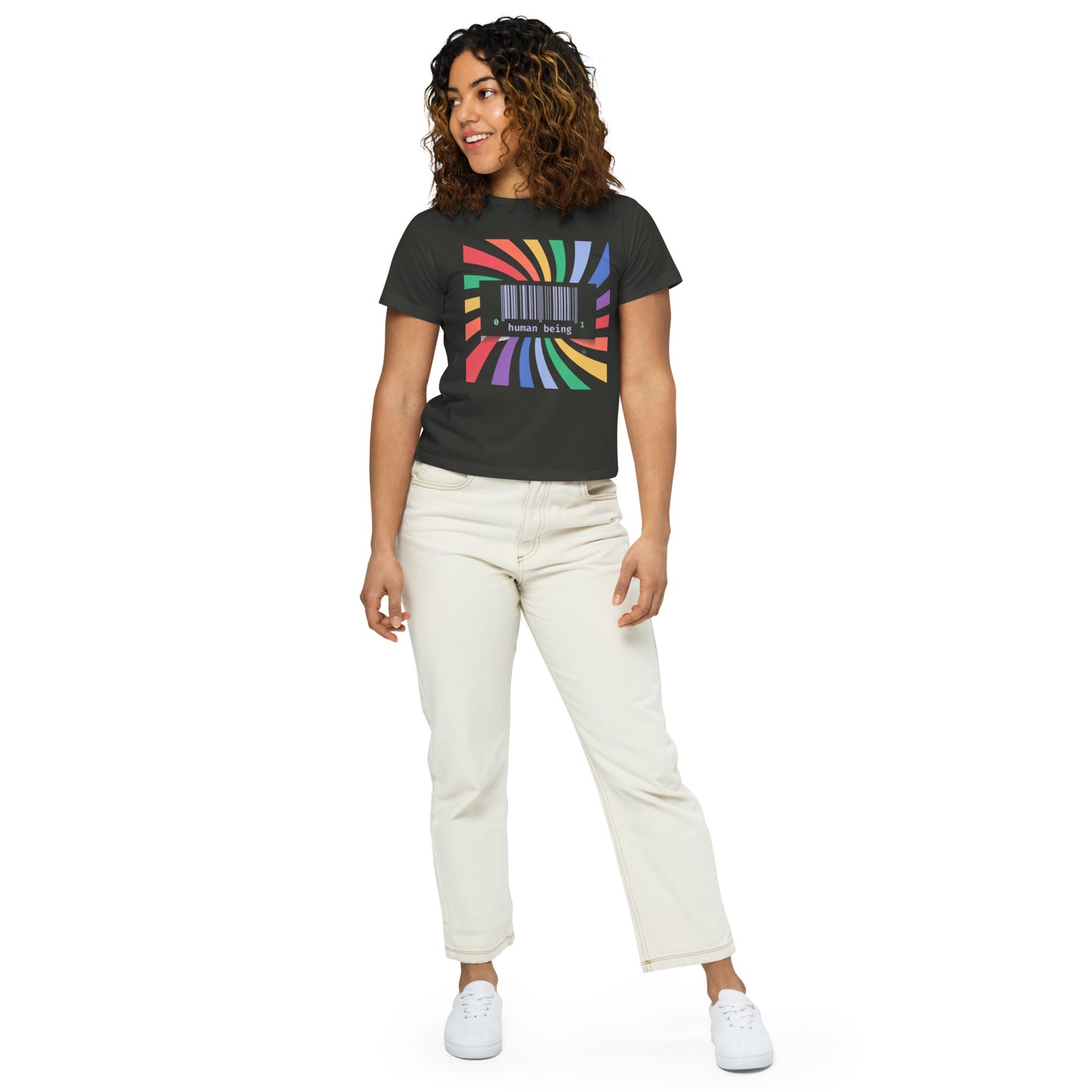 Psychedelic Women’s High-waisted Tee