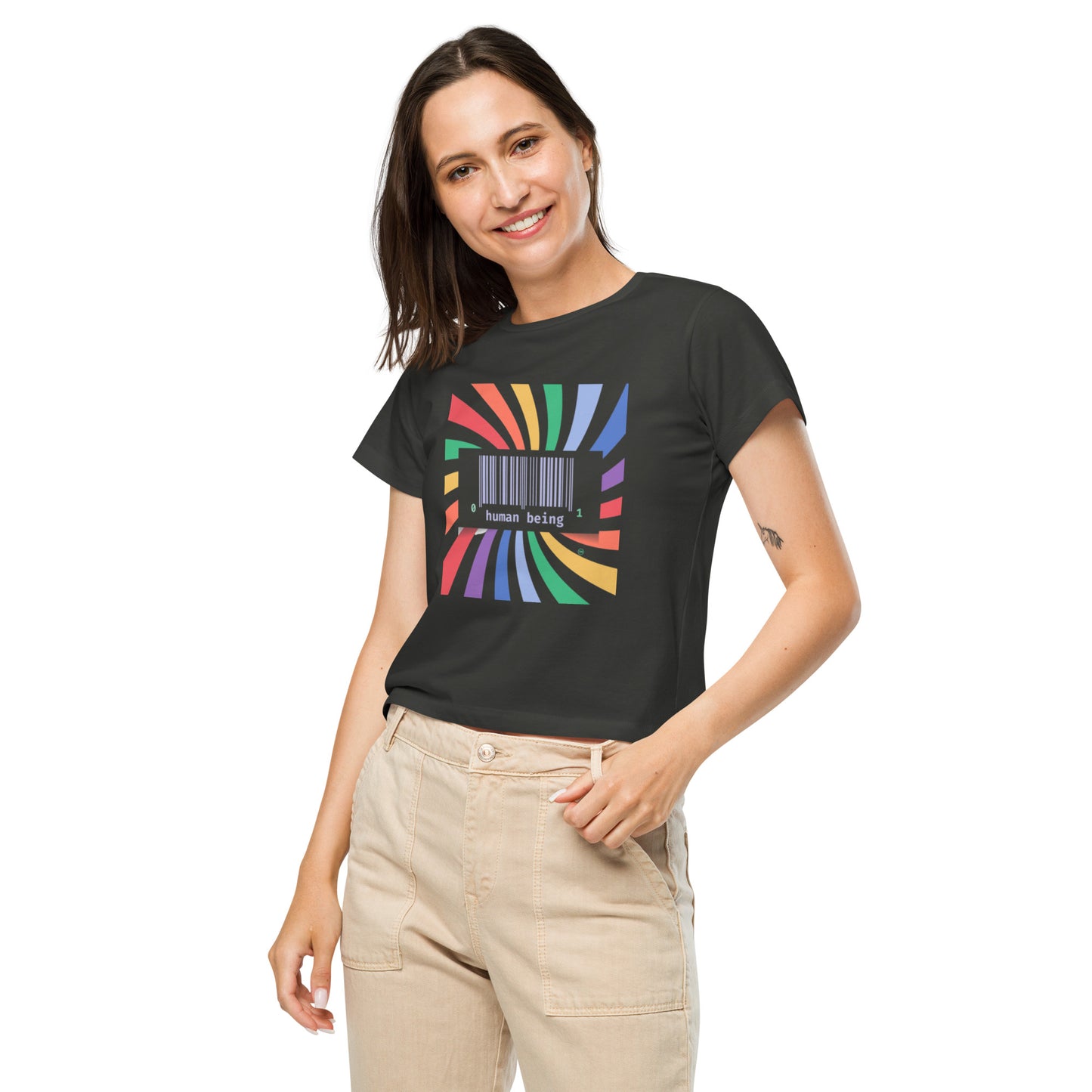 Psychedelic Women’s High-waisted Tee