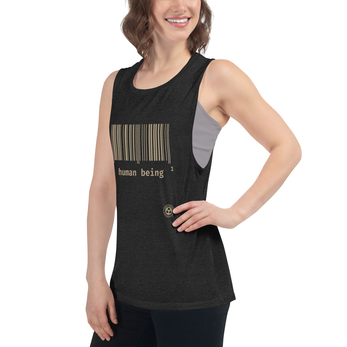 Human Being UPC Ladies’ Muscle Tank