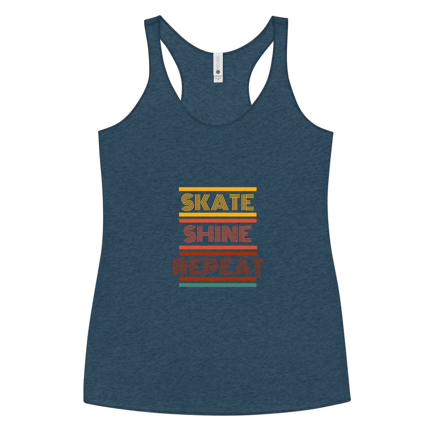 Skate Shine Repeat Women's Racerback Tank