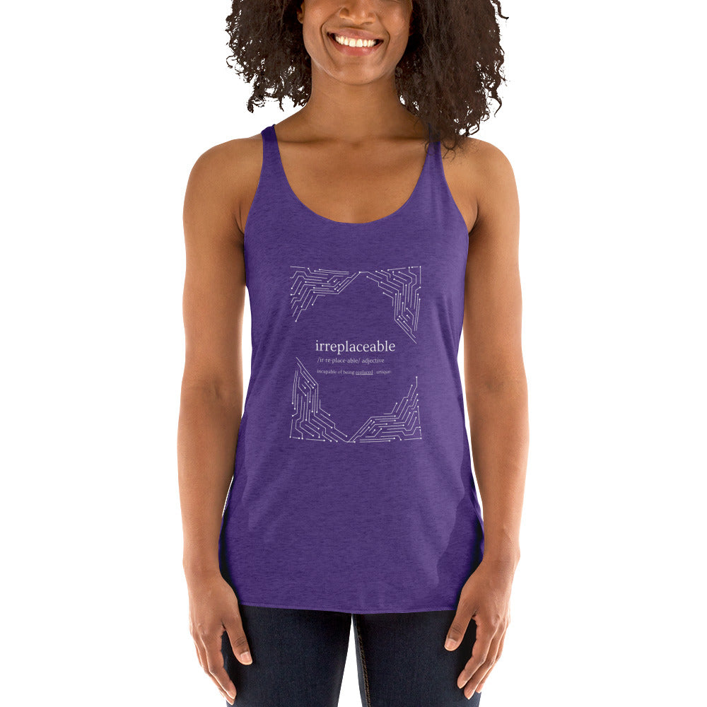 Irreplaceable "Tech" Women's Racerback Tank