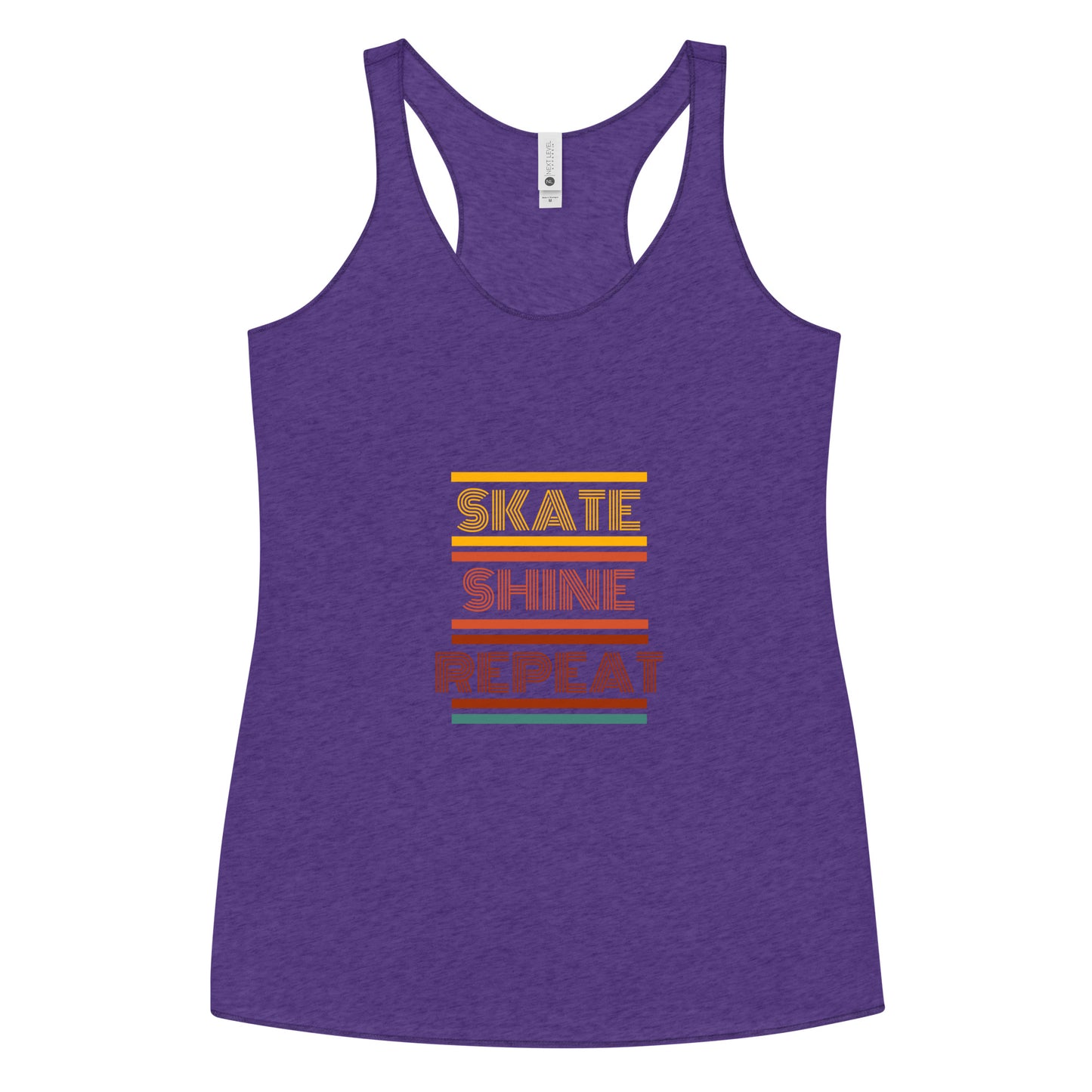 Skate Shine Repeat Women's Racerback Tank