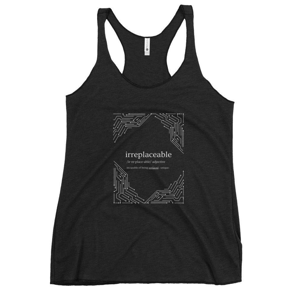 Irreplaceable "Tech" Women's Racerback Tank