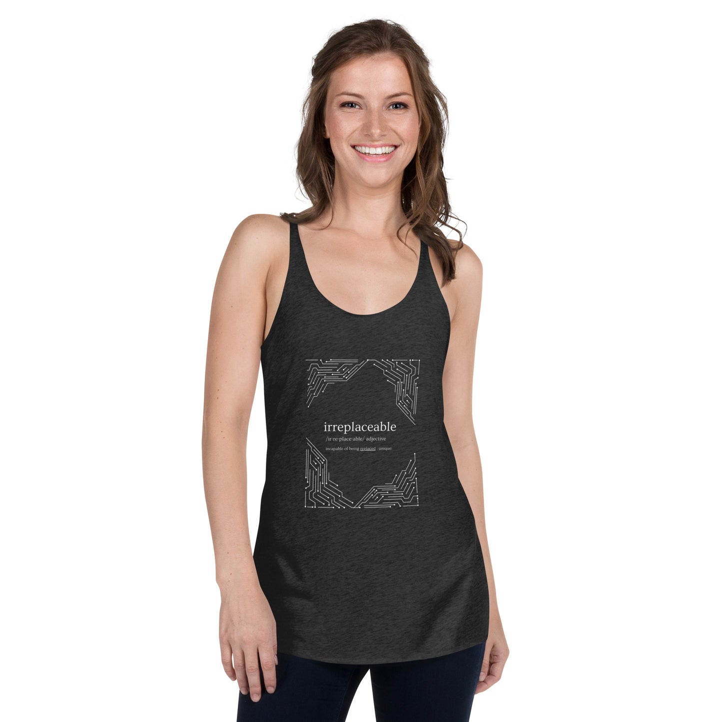 Irreplaceable "Tech" Women's Racerback Tank