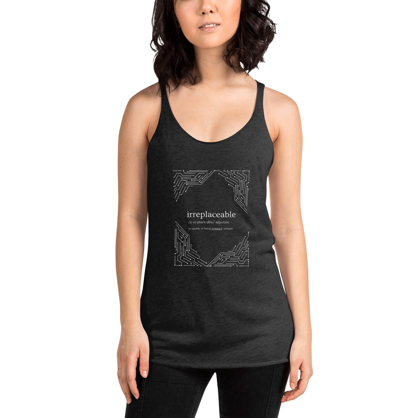 Irreplaceable "Tech" Women's Racerback Tank