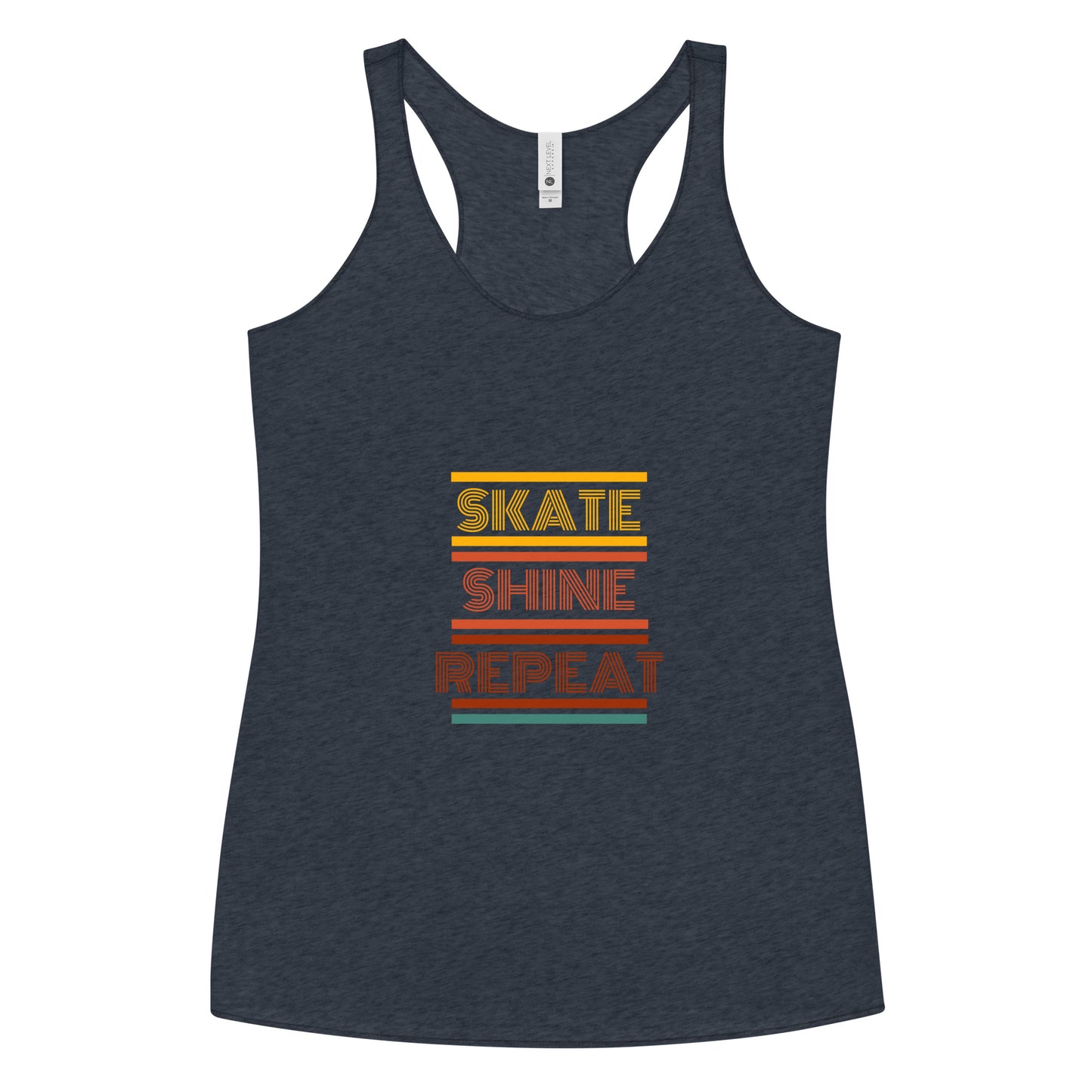 Skate Shine Repeat Women's Racerback Tank