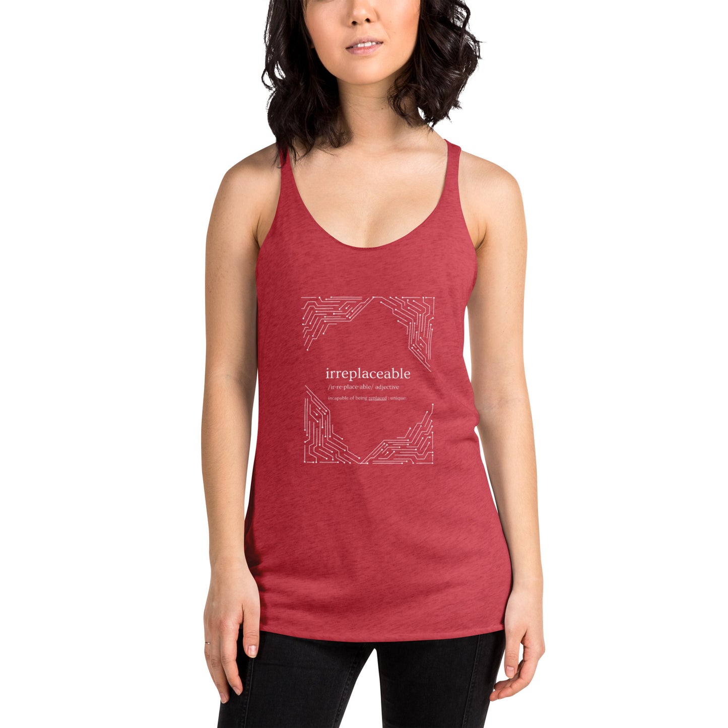 Irreplaceable "Tech" Women's Racerback Tank