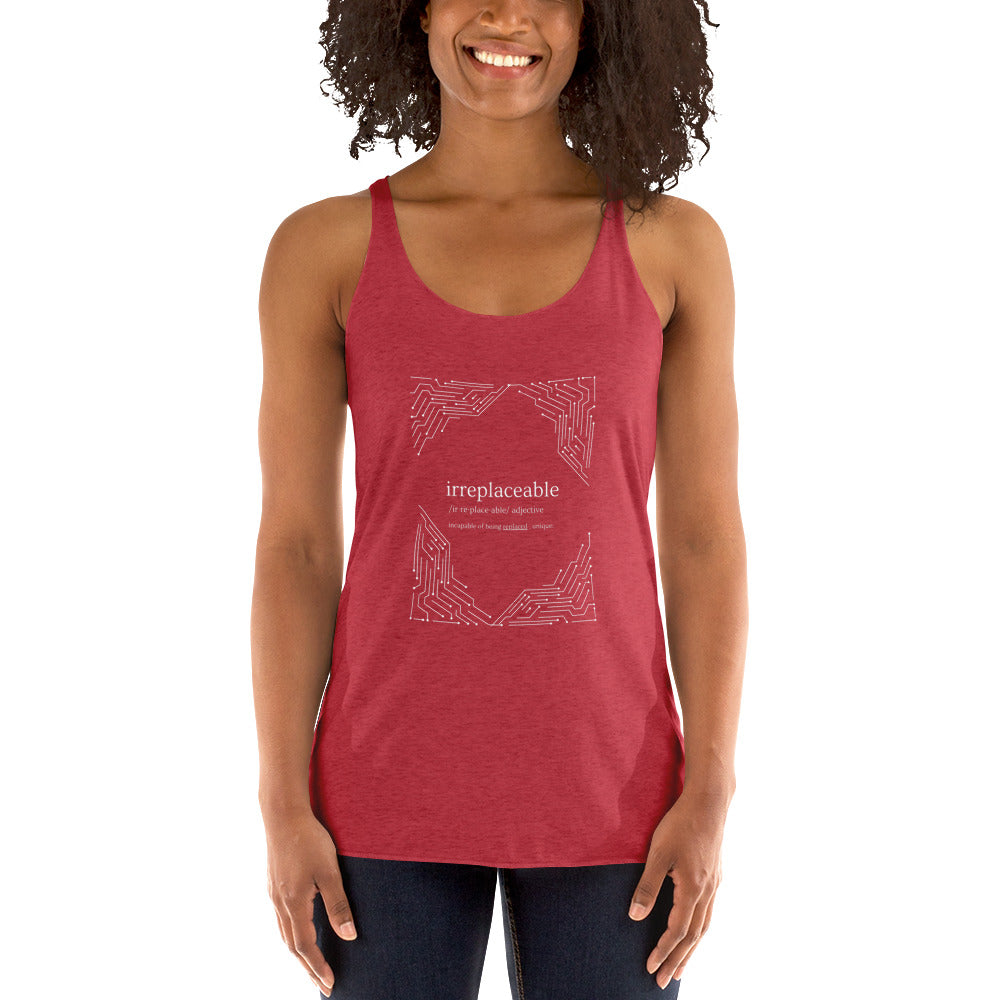 Irreplaceable "Tech" Women's Racerback Tank