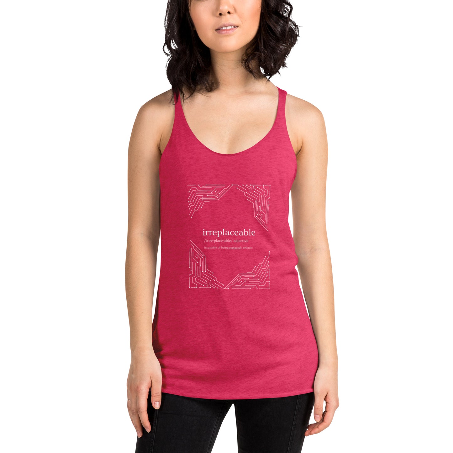 Irreplaceable "Tech" Women's Racerback Tank