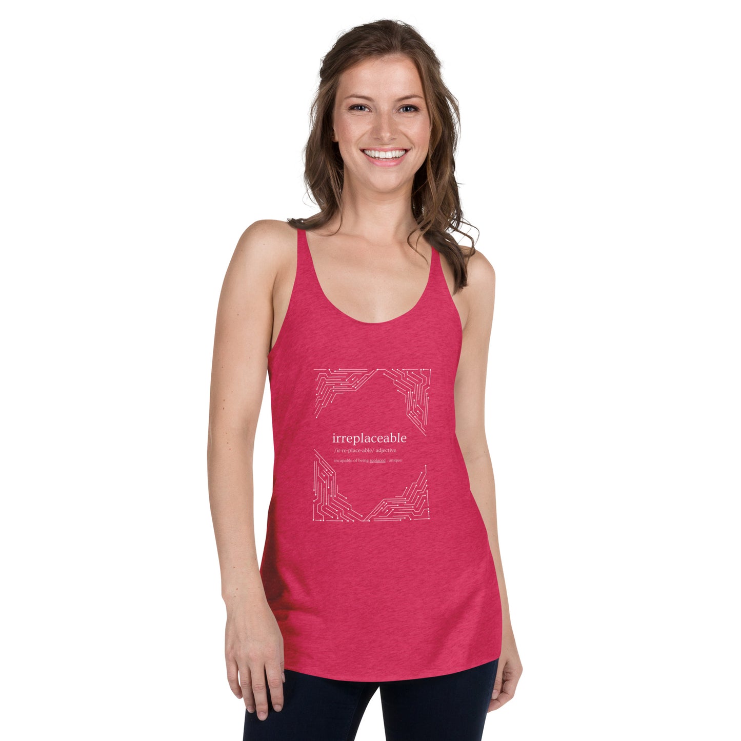 Irreplaceable "Tech" Women's Racerback Tank