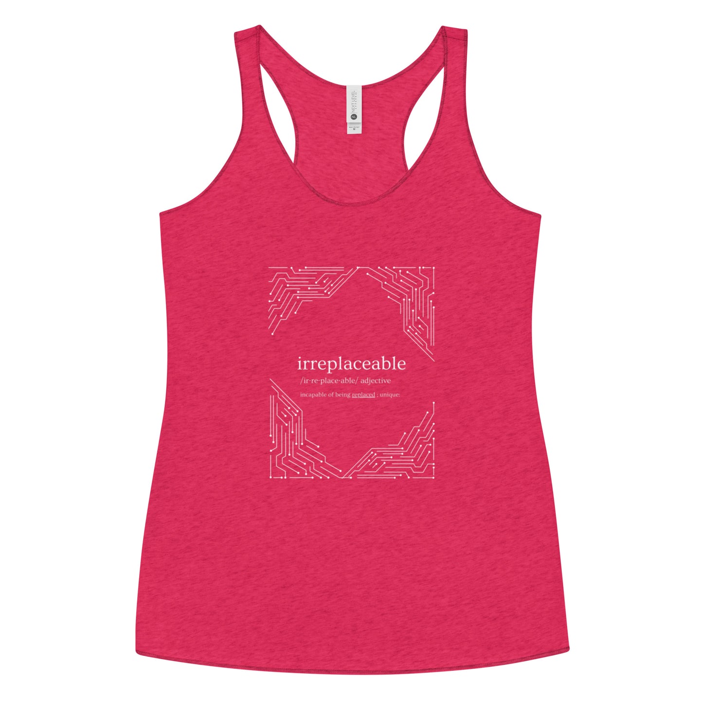 Irreplaceable "Tech" Women's Racerback Tank