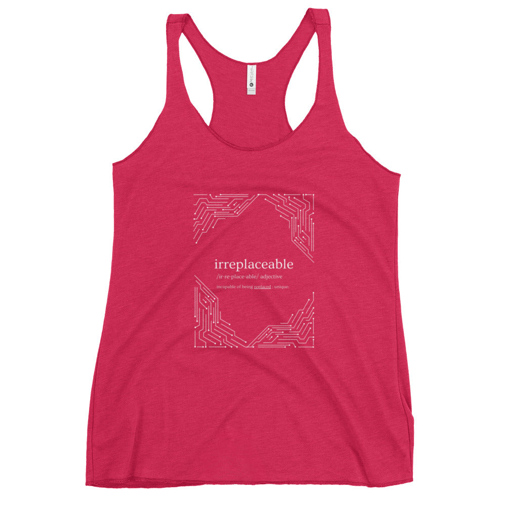 Irreplaceable "Tech" Women's Racerback Tank