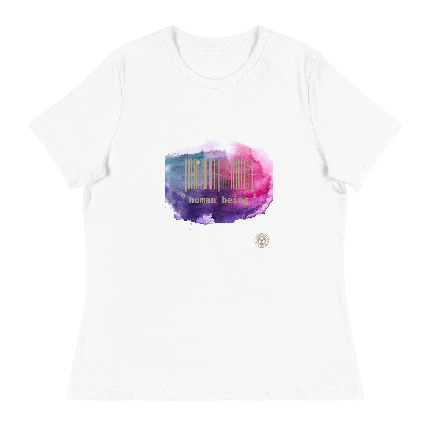 Human Being UPC Purple Cloud Women's Relaxed T-Shirt