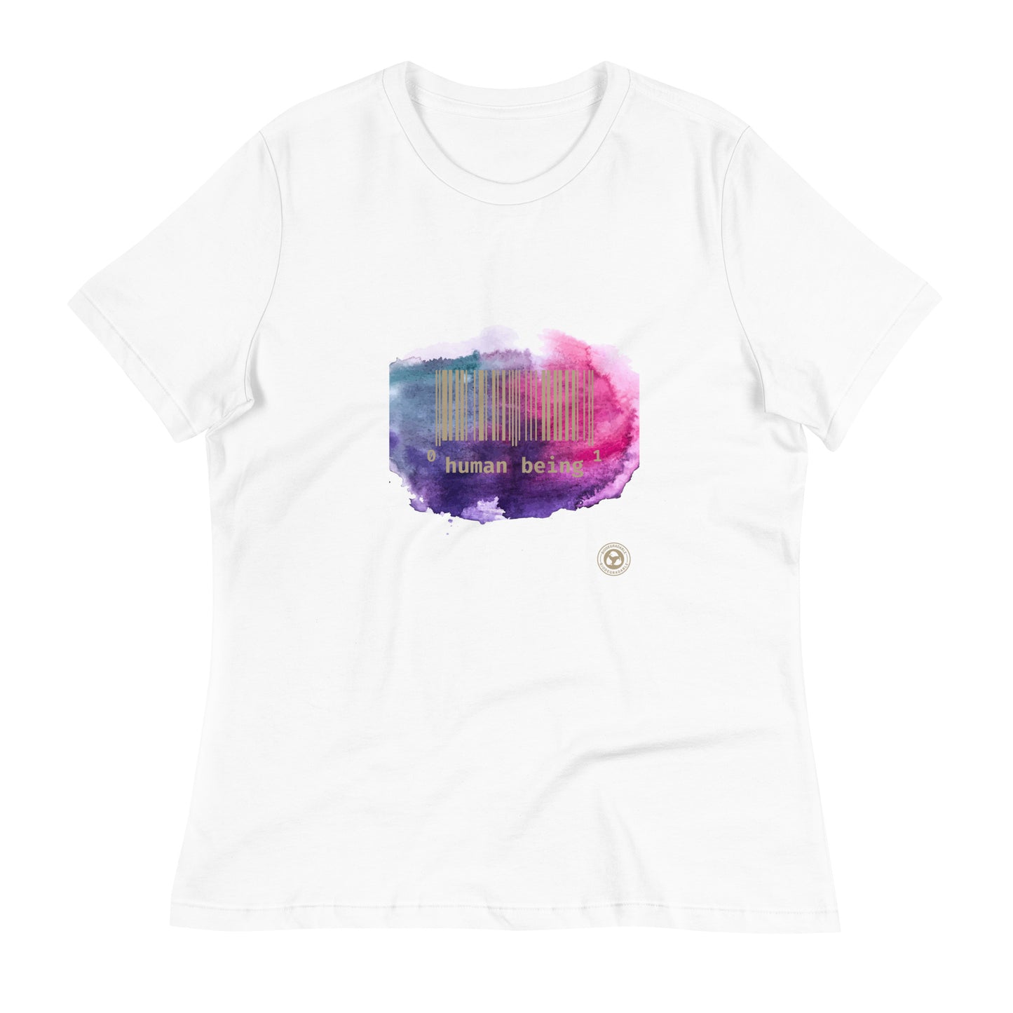 Human Being UPC Purple Cloud Women's Relaxed T-Shirt