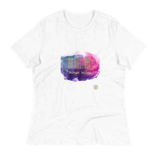 Human Being UPC Purple Cloud Women's Relaxed T-Shirt