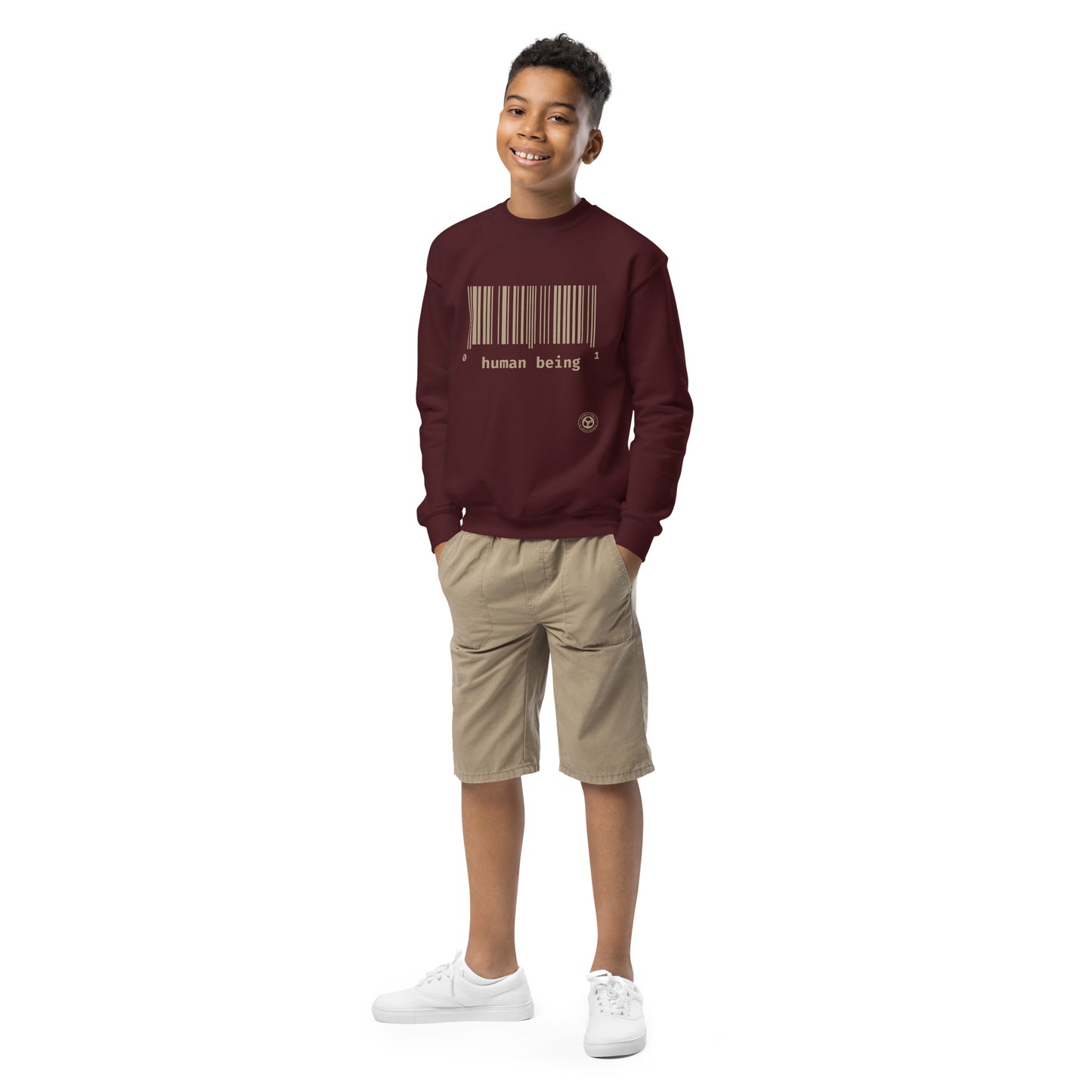 Human Being Youth Crewneck Sweatshirt