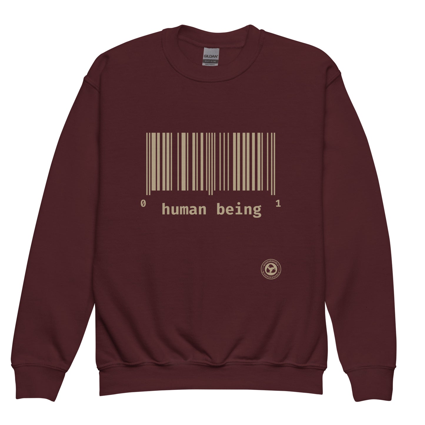 Human Being Youth Crewneck Sweatshirt