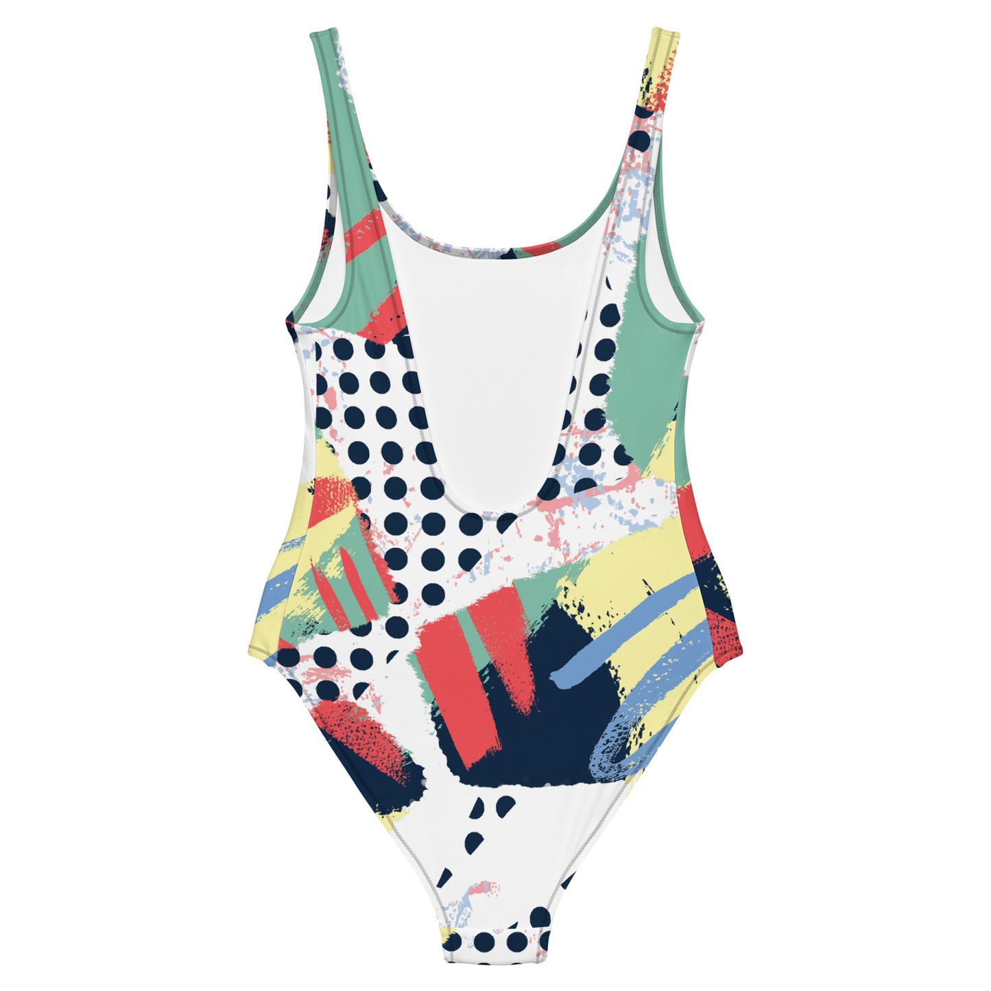 All Ova Print Summer Fun One-Piece Swimsuit