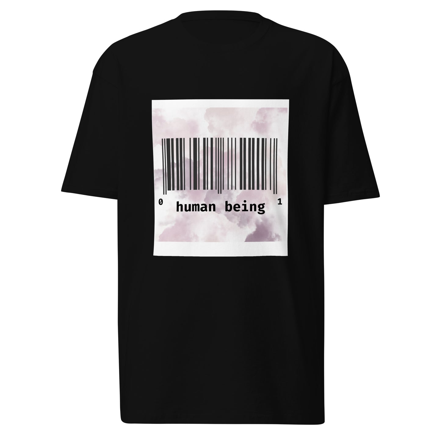 Human Being UPC Code Men’s Premium Heavyweight Tee