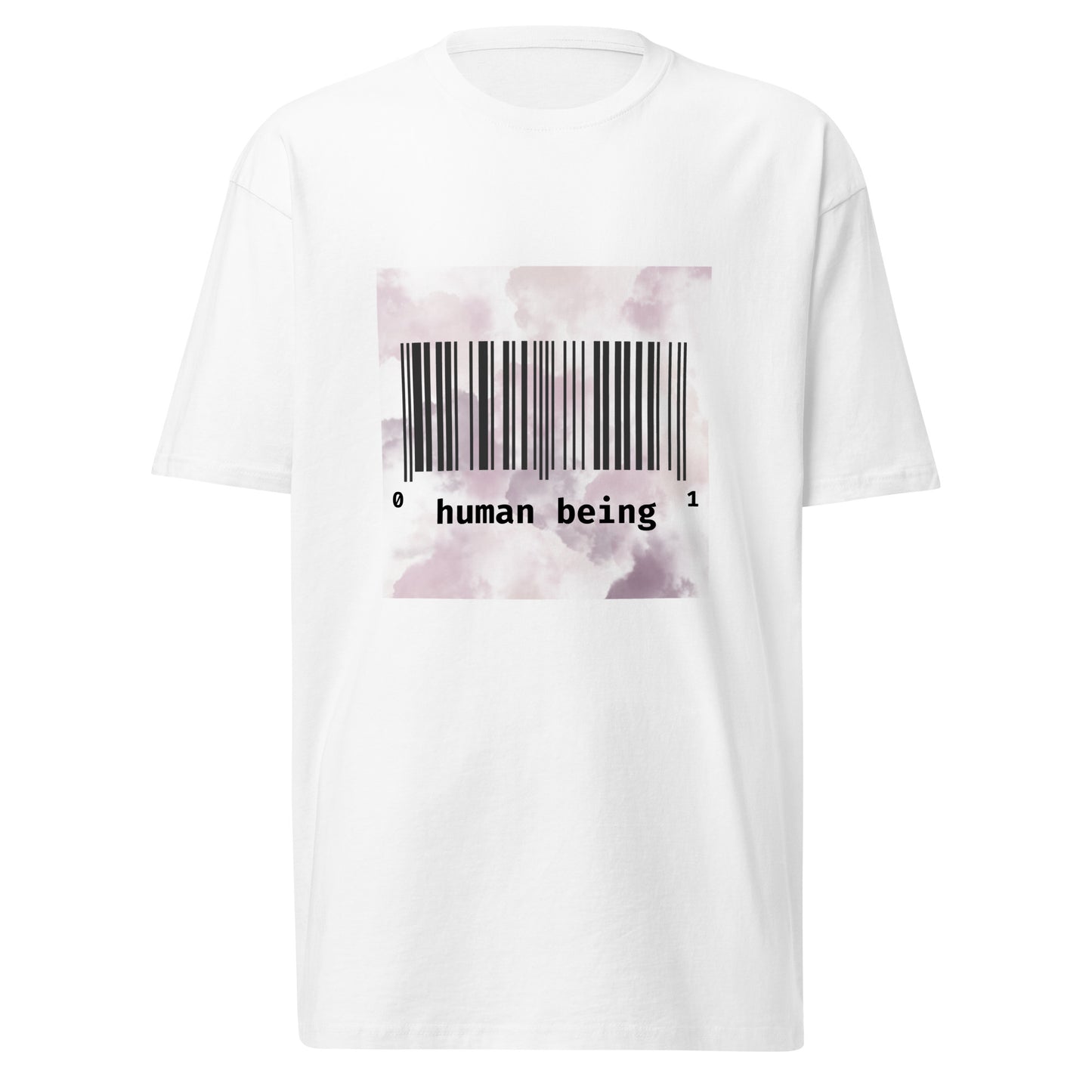 Human Being UPC Code Men’s Premium Heavyweight Tee