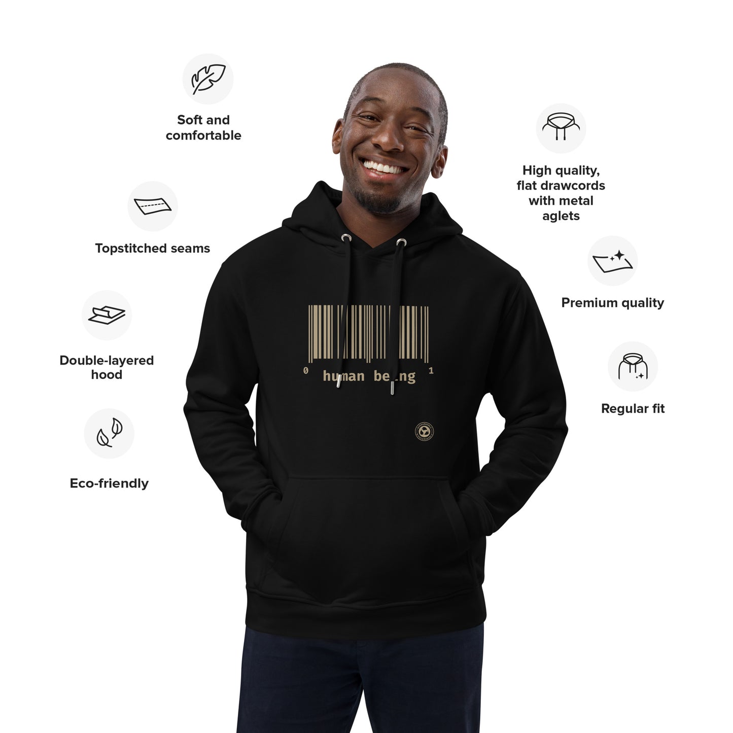 Human Being UPC Premium Eco Hoodie