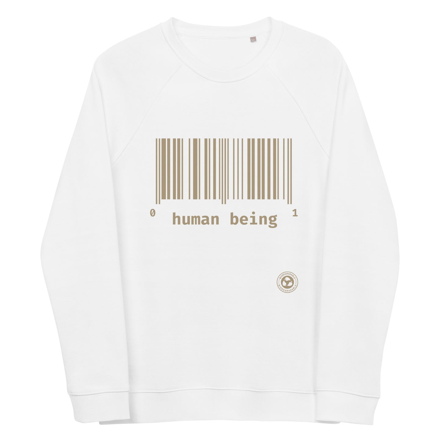 Human Being UPC Unisex Organic Raglan Sweatshirt