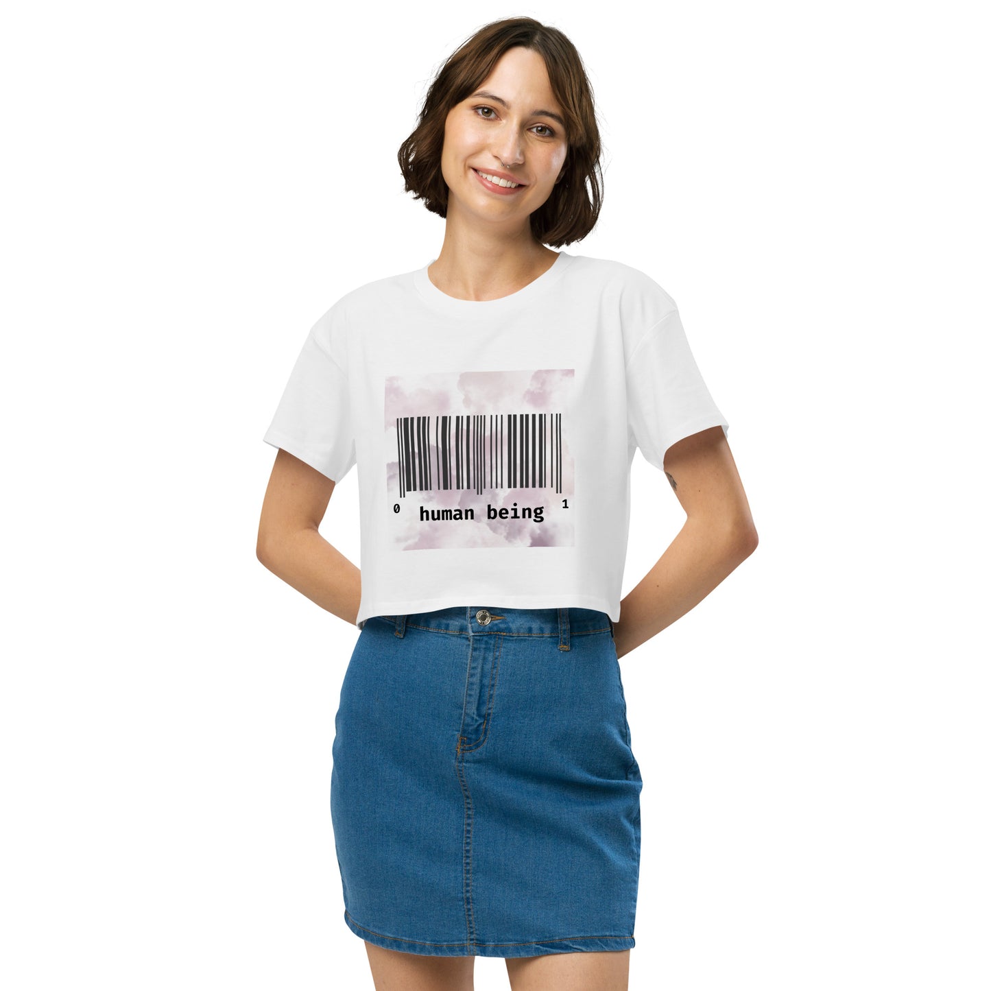 Human Being UPC Women’s Crop Top