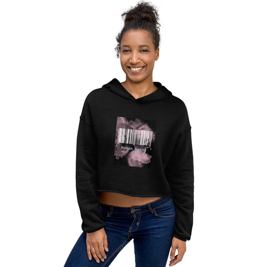 Human Being UPC Crop Hoodie