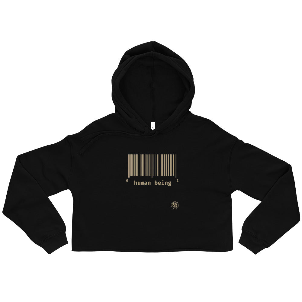 Human Being UPC Crop Hoodie