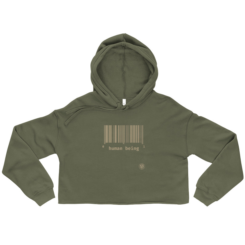 Human Being UPC Crop Hoodie