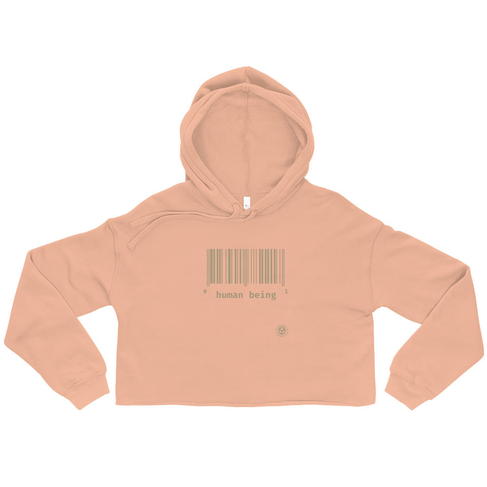 Human Being UPC Crop Hoodie