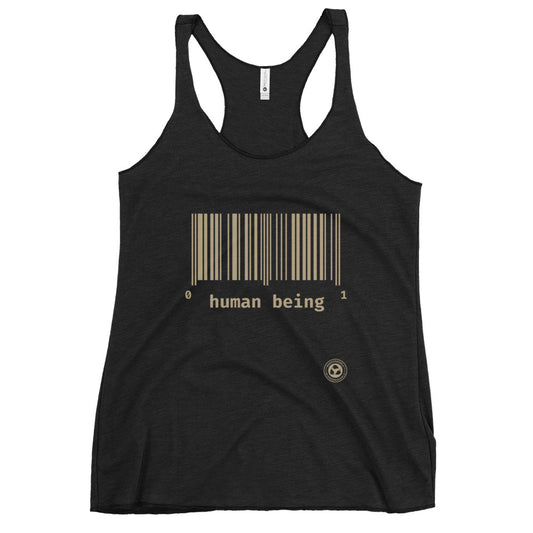 Human Being UPC Women's Racerback Tank